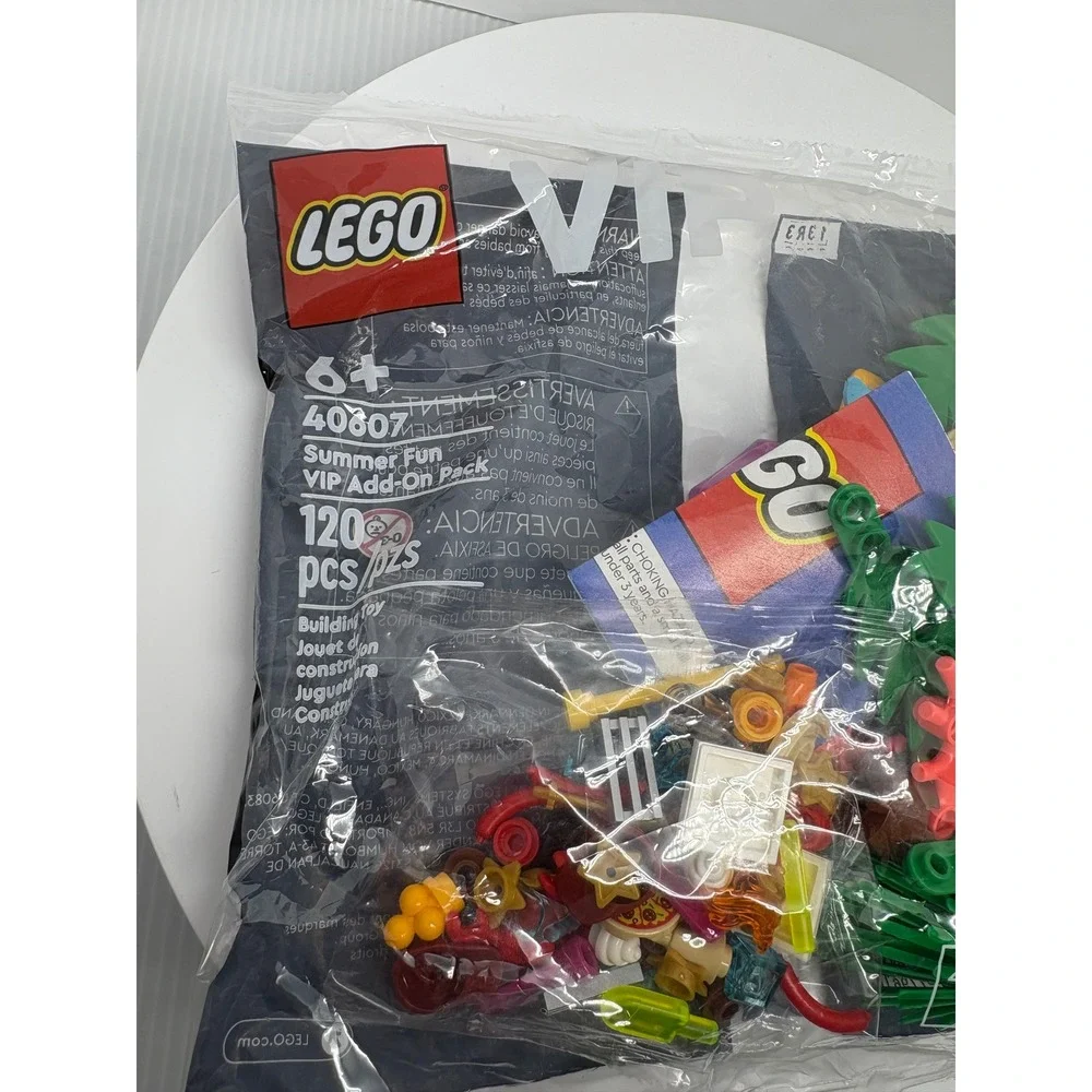 LEGO Summer Fun VIP Add-On Pack 40607 - 120 Pcs - New Sealed -‎ Kids Toy